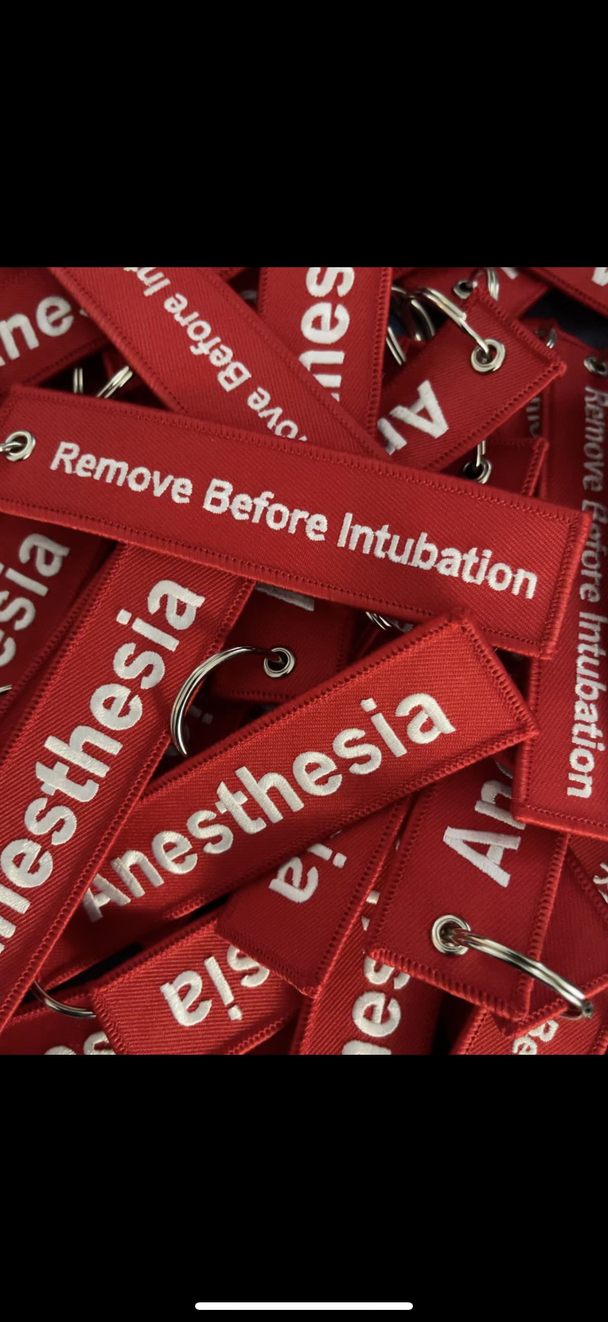 Anesthesia Keychain