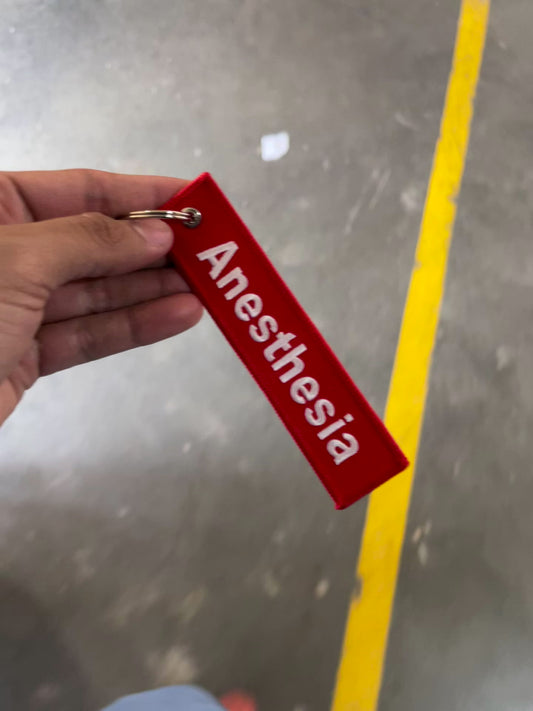 Anesthesia Keychain